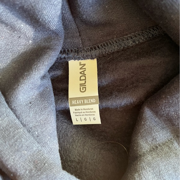 custom navy blue y2k #1 hater hoodie - Picture 3 of 3